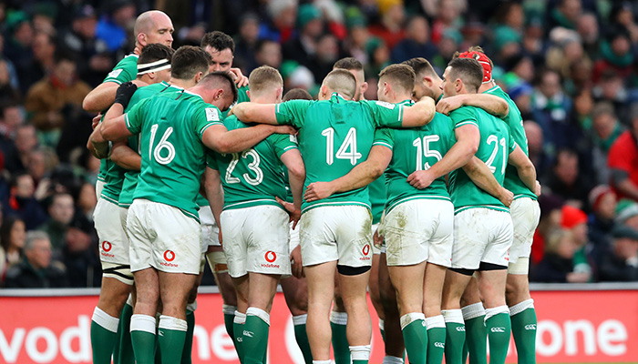 Irlanda es una de las favoritas en los pronósticos deportivos para llevarse el VI Naciones 2020